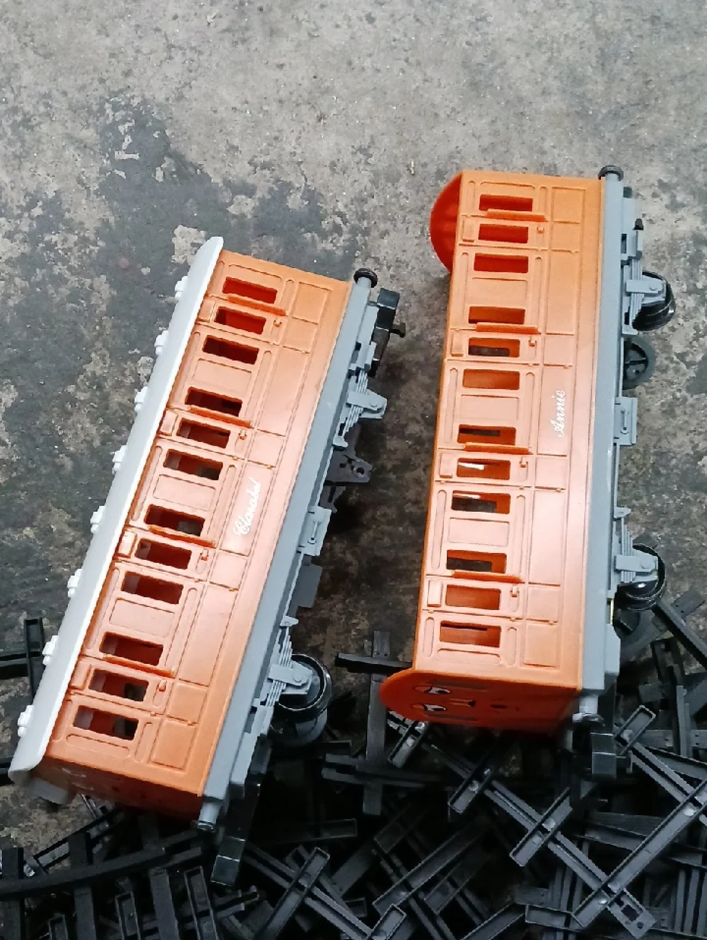 Lot Of Gullane 2019 Annie and Clarabel from the Thomas & Friends Lot With Tracks